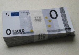 banconota zero euro